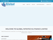Tablet Screenshot of globalinfrafin.com